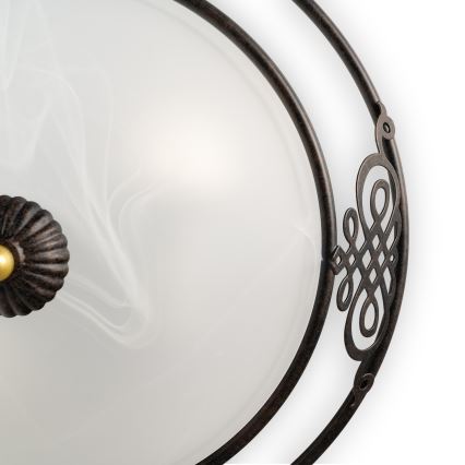 BRILAGI - Stropní svítidlo FRESCO 3xE27/40W/230V pr. 48 cm hnědá