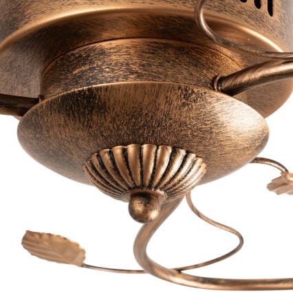 BRILAGI - Stropní svítidlo GRACE 3xE27/40W/230V pr. 53 cm patina/měděná