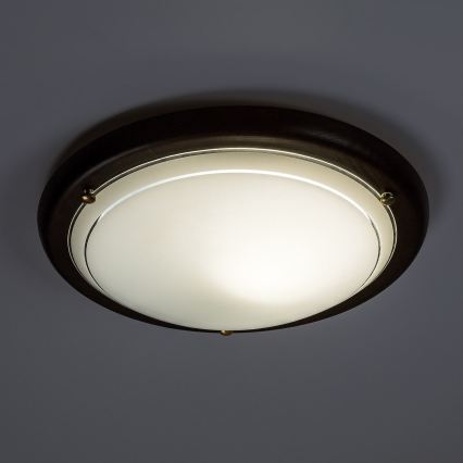 Brilagi - Stropní svítidlo ORBIS 1xE27/60W/230V pr. 30 cm borovice