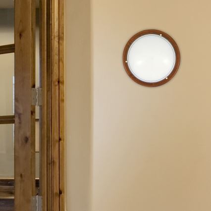 Brilagi - Stropní svítidlo ORBIS 1xE27/60W/230V pr. 30 cm borovice