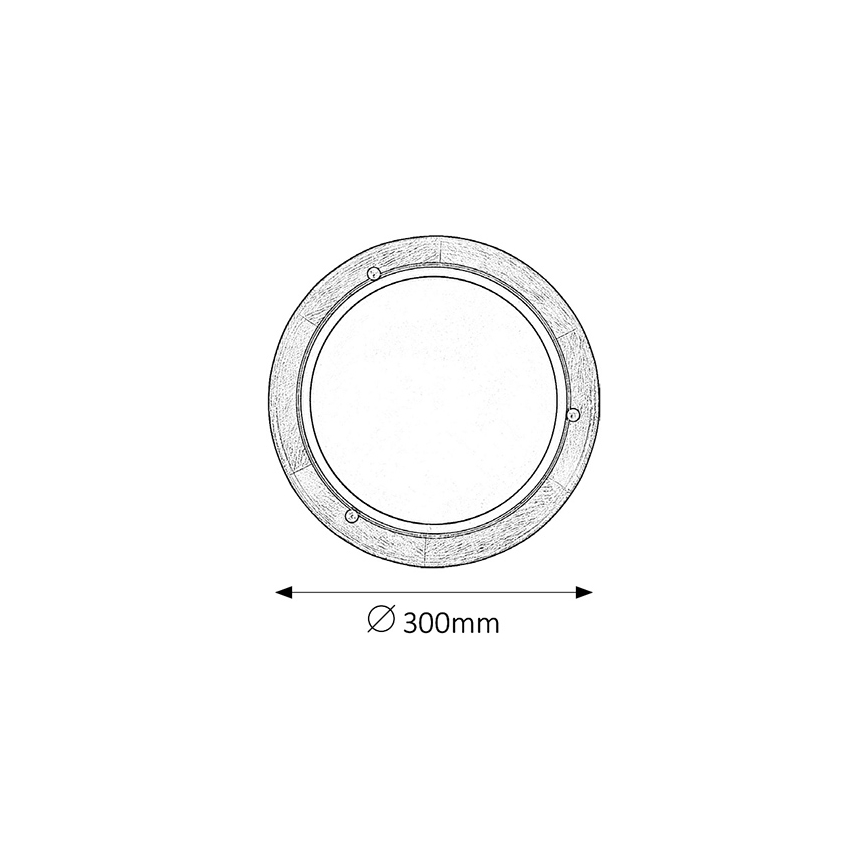 Brilagi - Stropní svítidlo ORBIS 1xE27/60W/230V pr. 30 cm borovice