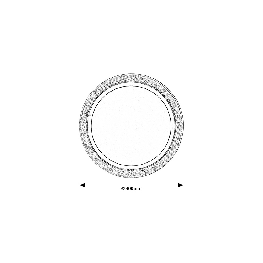Brilagi - Stropní svítidlo ORBIS 1xE27/60W/230V pr. 30 cm borovice