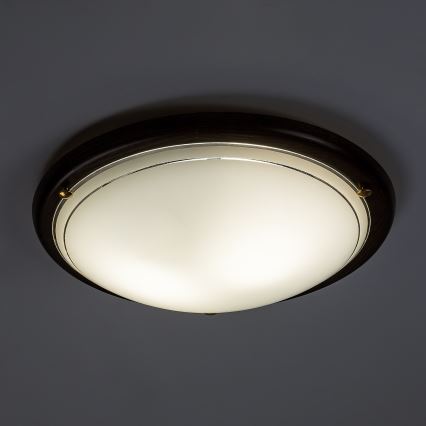 Brilagi - Stropní svítidlo ORBIS 2xE27/60W/230V pr. 38 cm borovice