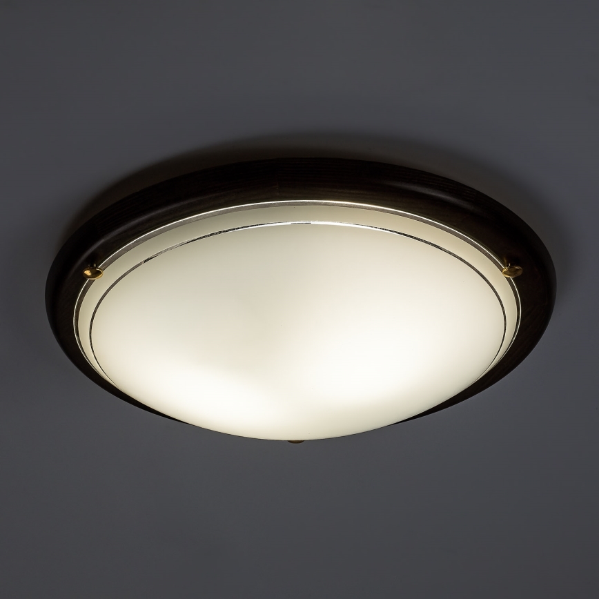 Brilagi - Stropní svítidlo ORBIS 2xE27/60W/230V pr. 38 cm borovice