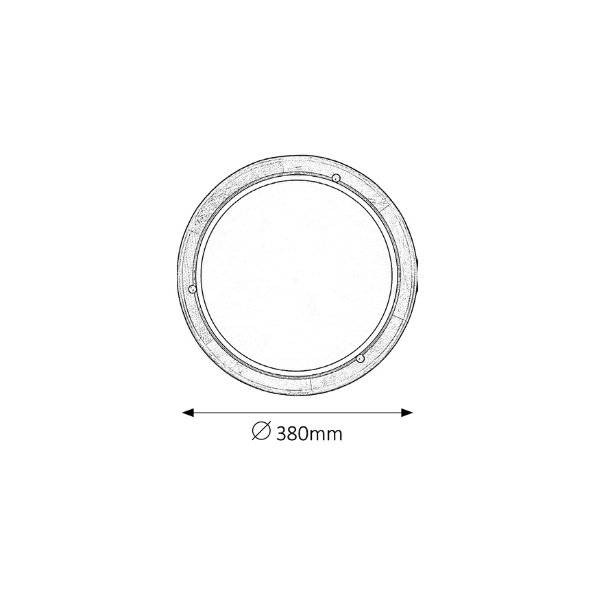Brilagi - Stropní svítidlo ORBIS 2xE27/60W/230V pr. 38 cm borovice