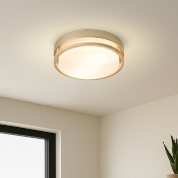 Brilagi - Stropní svítidlo ORINO 2xE27/40W/230V pr. 27 cm zlatá/dub