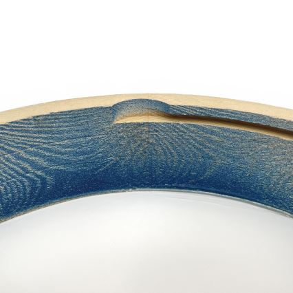 Brilagi - Stropní svítidlo PINO 1xE27/15W/230V borovice/modrá pr. 27,5 cm