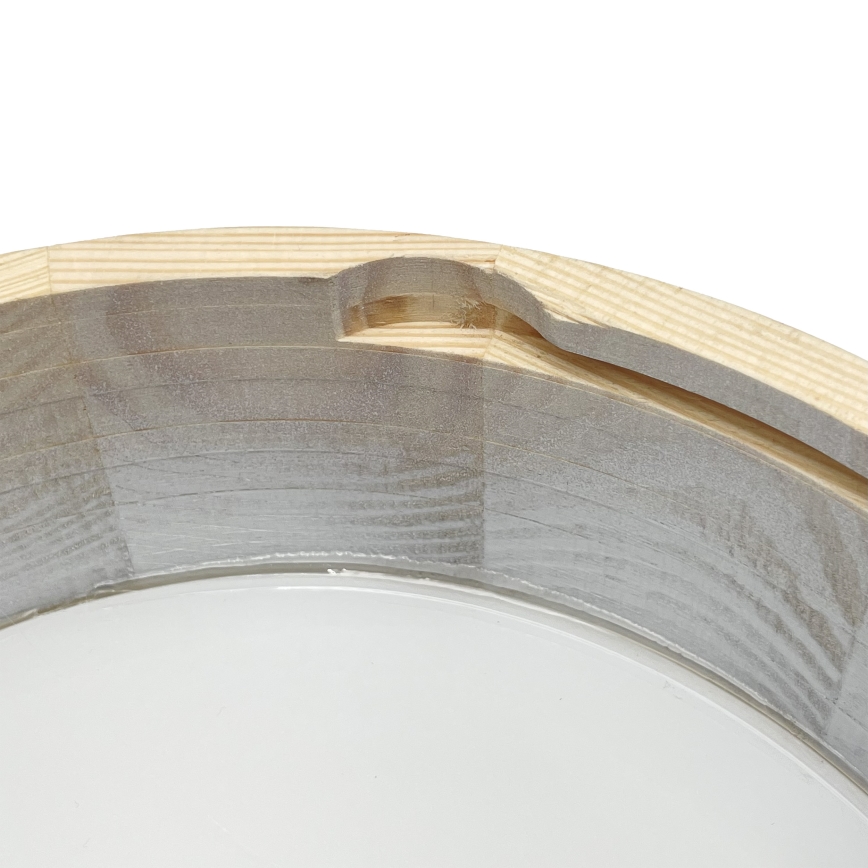 Brilagi - Stropní svítidlo PINO 1xE27/15W/230V borovice/stříbrná pr. 27,5 cm