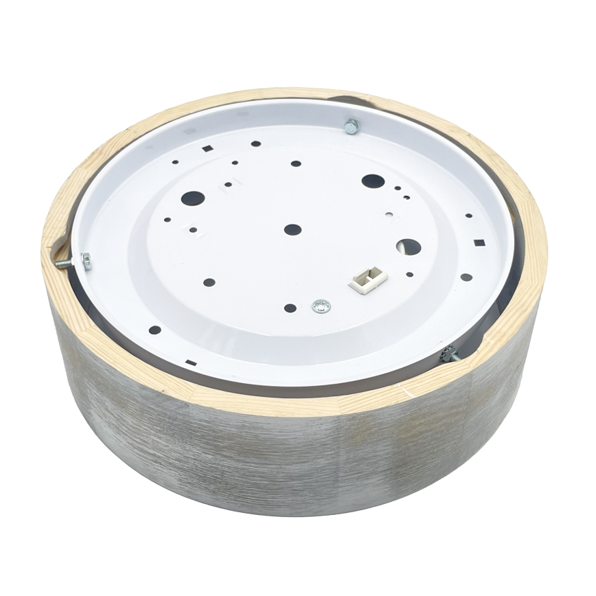 Brilagi - Stropní svítidlo PINO 1xE27/15W/230V borovice/stříbrná pr. 27,5 cm