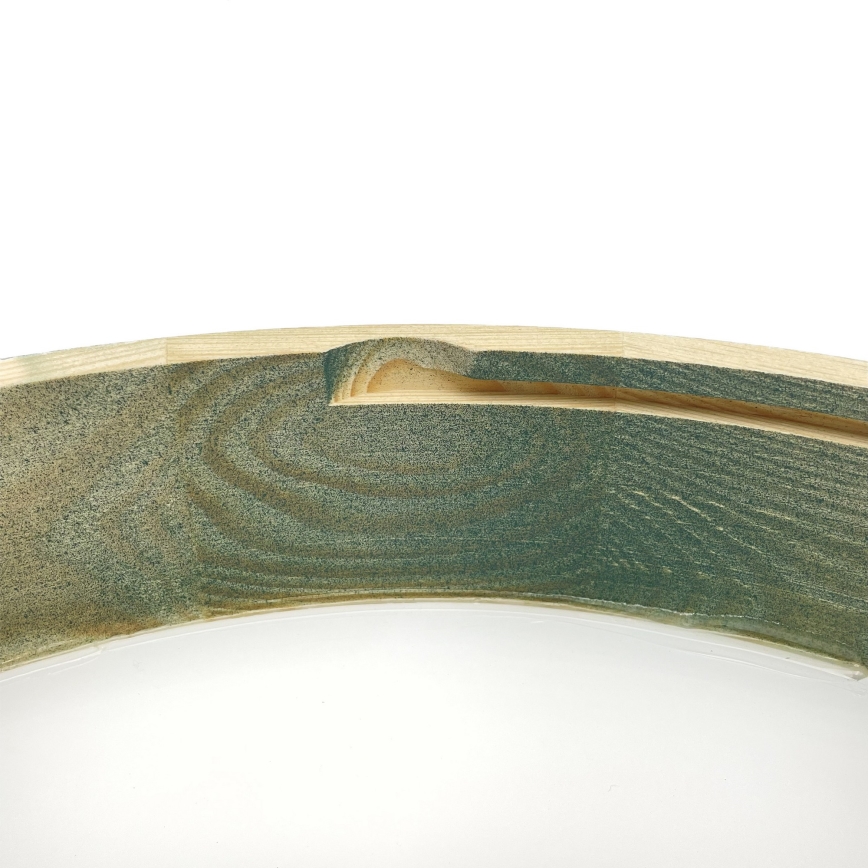 Brilagi - Stropní svítidlo PINO 1xE27/15W/230V borovice/zelená pr. 27,5 cm