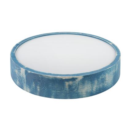 Brilagi - Stropní svítidlo PINO 2xE27/15W/230V borovice/modrá pr. 37,5 cm