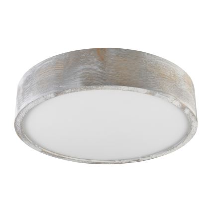 Brilagi - Stropní svítidlo PINO 2xE27/15W/230V borovice/stříbrná pr. 37,5 cm