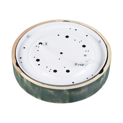 Brilagi - Stropní svítidlo PINO 2xE27/15W/230V borovice/zelená pr. 37,5 cm