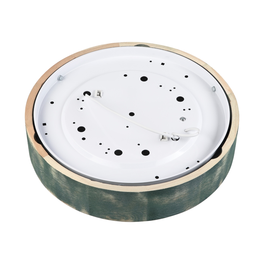 Brilagi - Stropní svítidlo PINO 2xE27/15W/230V borovice/zelená pr. 37,5 cm
