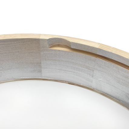 Brilagi - Stropní svítidlo PINO 3xE27/15W/230V borovice/stříbrná pr. 47,5 cm