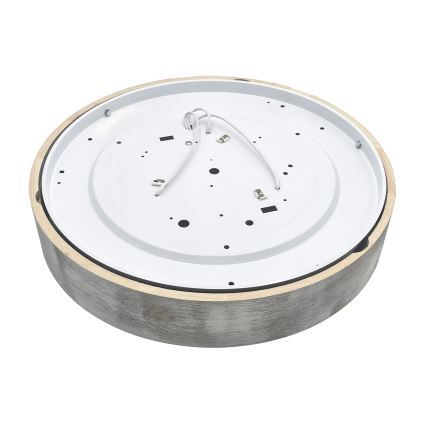 Brilagi - Stropní svítidlo PINO 3xE27/15W/230V borovice/stříbrná pr. 47,5 cm