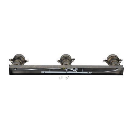 Brilagi - Stropní svítidlo PYRONIC 3xE27/40W/230V bronzová/patina