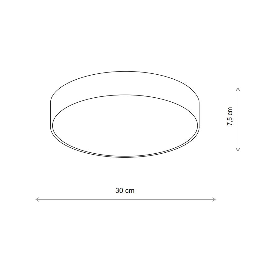 Brilagi - Stropní svítidlo se senzorem CLARE 2xE27/40W/230V pr. 30 cm béžová