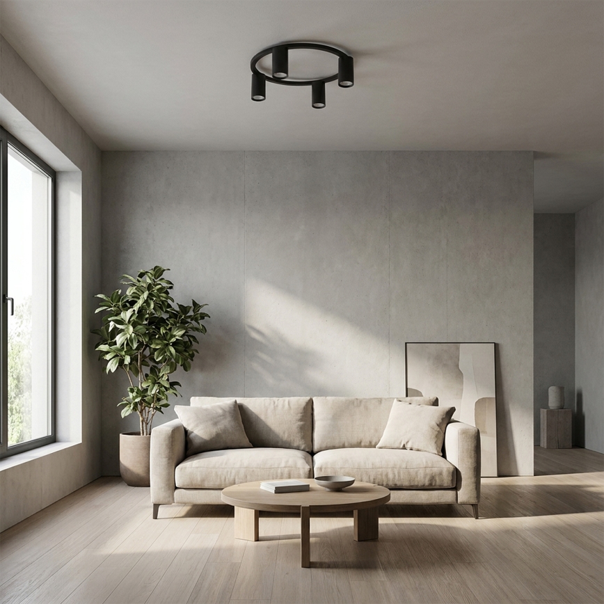 Brilagi - Stropní svítidlo SELE 4xGU10/30W/230V černá