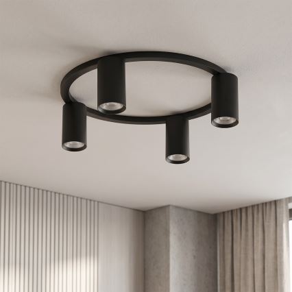 Brilagi - Stropní svítidlo SELE 4xGU10/30W/230V černá