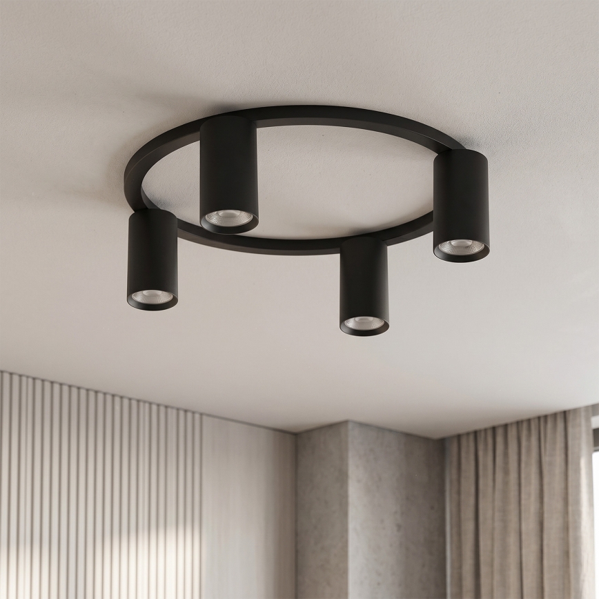 Brilagi - Stropní svítidlo SELE 4xGU10/30W/230V černá