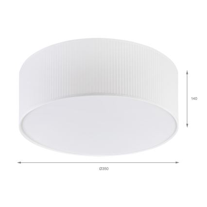 Brilagi - Stropní svítidlo SIRIJA MODERN 2xE27/60W/230V pr. 35 cm bílá