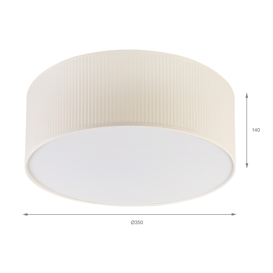 Brilagi - Stropní svítidlo SIRIJA MODERN 2xE27/60W/230V pr. 35 cm krémová