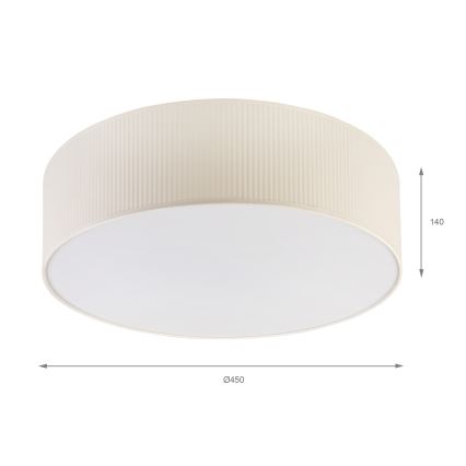 Brilagi - Stropní svítidlo SIRIJA MODERN 4xE27/60W/230V pr. 45 cm krémová