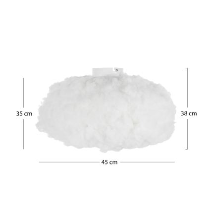 Brilagi - Stropní svítidlo SOLEAIR 1xE27/40W/230V pr. 45 cm bílá