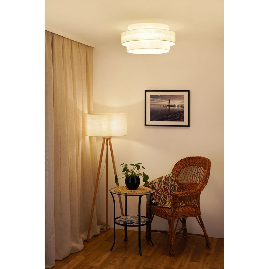 Brilagi - Stropní svítidlo SPACE YUTE LED/12W/230V pr. 50 cm 3000K/4000K/6400K krémová