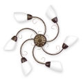 BRILAGI - Stropní svítidlo VINE 6xE27/40W/230V pr. 75 cm patina/mosaz
