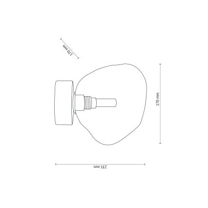 Brilagi - Stropní svítidlo VULCANO 1xG9/8W/230V hnědá/kouřová béžová