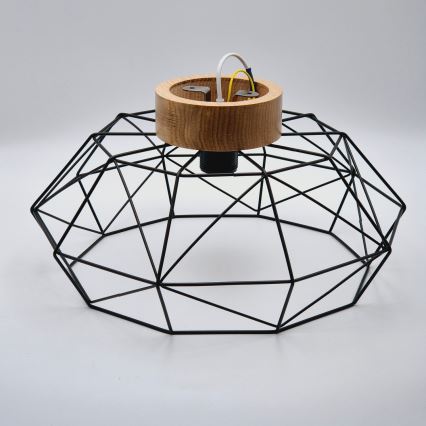 Brilagi - Stropní svítidlo WOODY BASKET 1xE27/60W/230V pr. 40 cm dub