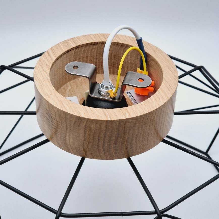 Brilagi - Stropní svítidlo WOODY BASKET 1xE27/60W/230V dub ořech