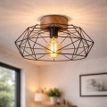 BRILAGI - Stropní svítidlo WOODY BASKET 1xE27/60W/230V pr. 40 cm dub