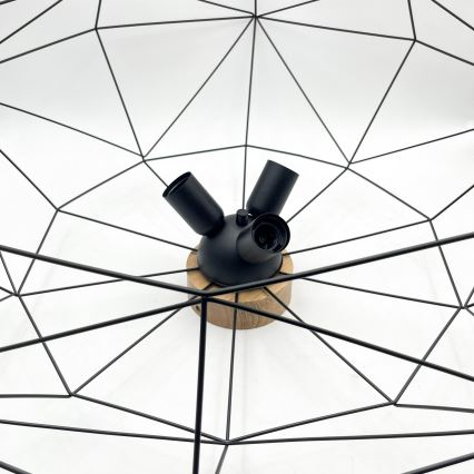 Brilagi - Stropní svítidlo WOODY BASKET 3xE27/60W/230V pr. 80 cm dub