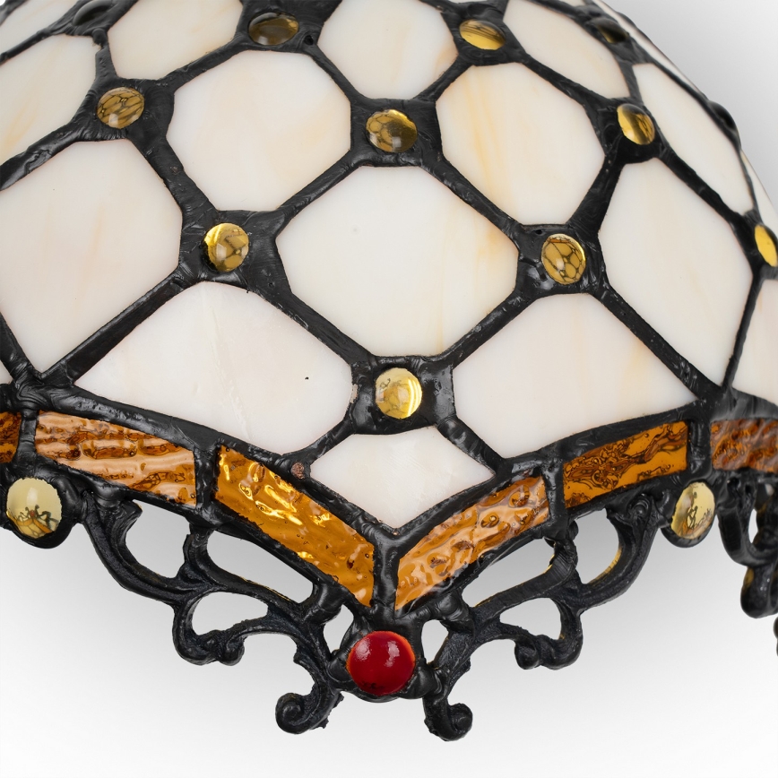 Brilagi - Tiffany vitrážová nástěnná lampa IVORY 1xE14/40W/230V