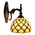 BRILAGI - Tiffany vitrážová nástěnná lampa IVORY SMOOTH 1xE14/40W/230V