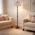 BRILAGI - Tiffany vitrážová stojací lampa DORAN 2xE27/60W/230V