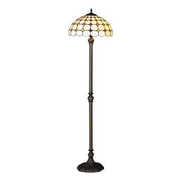 Brilagi - Tiffany vitrážová stojací lampa DORAN 2xE27/60W/230V