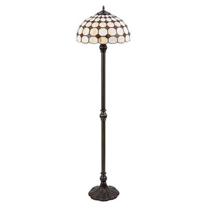 Brilagi - Tiffany vitrážová stojací lampa DORAN 2xE27/60W/230V