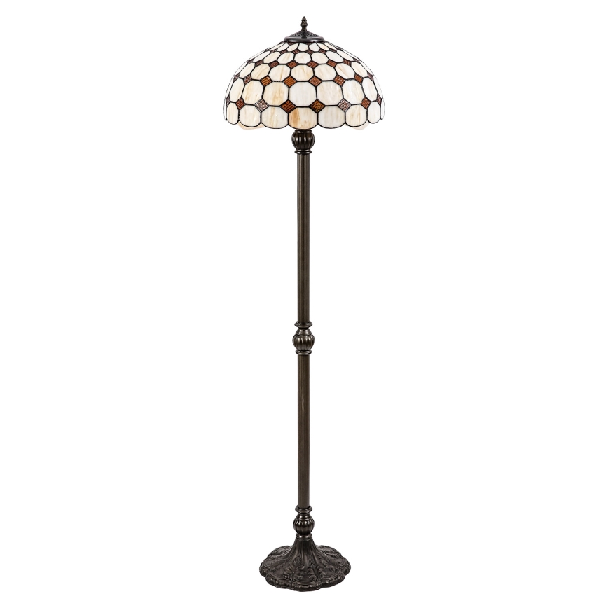 Brilagi - Tiffany vitrážová stojací lampa DORAN 2xE27/60W/230V