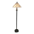 Brilagi - Tiffany vitrážová stojací lampa FOLIA 2xE27/60W/230V