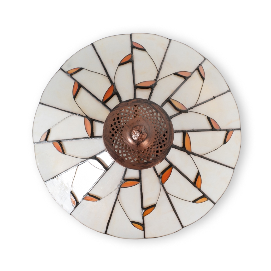 Brilagi - Tiffany vitrážová stojací lampa FOLIA 2xE27/60W/230V