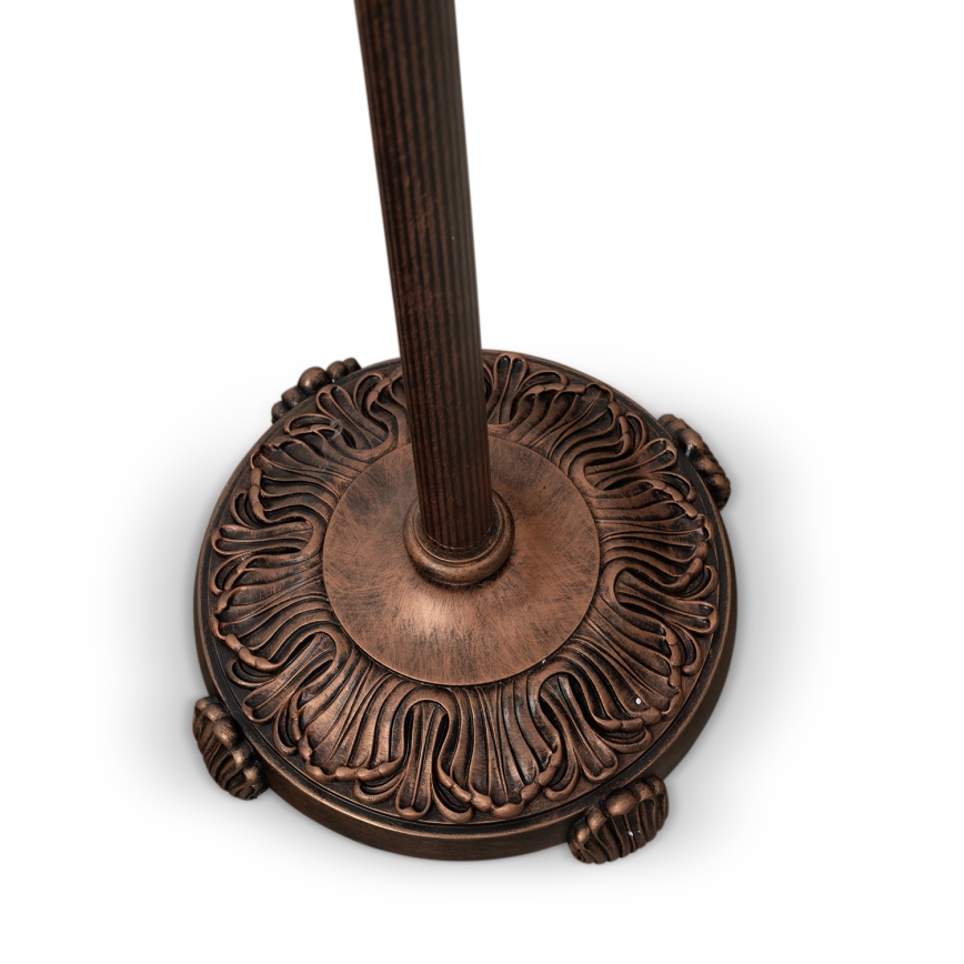 Brilagi - Tiffany vitrážová stojací lampa FOLIA 2xE27/60W/230V