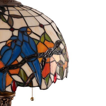 Brilagi - Tiffany vitrážová stojací lampa JUNGLE 2xE27/60W/230V