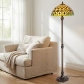 BRILAGI - Tiffany vitrážová stojací lampa MARGARET 2xE27/60W/230V
