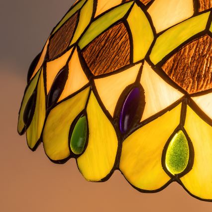 Brilagi - Tiffany vitrážová stojací lampa MARGARET 2xE27/60W/230V