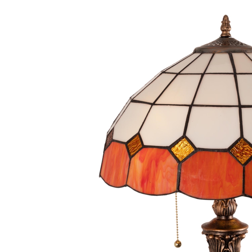 Brilagi - Tiffany vitrážová stojací lampa SIENNA 2xE27/60W/230V