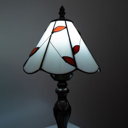 Brilagi - Tiffany vitrážová stolní lampa FOLIA 1xE27/60W/230V